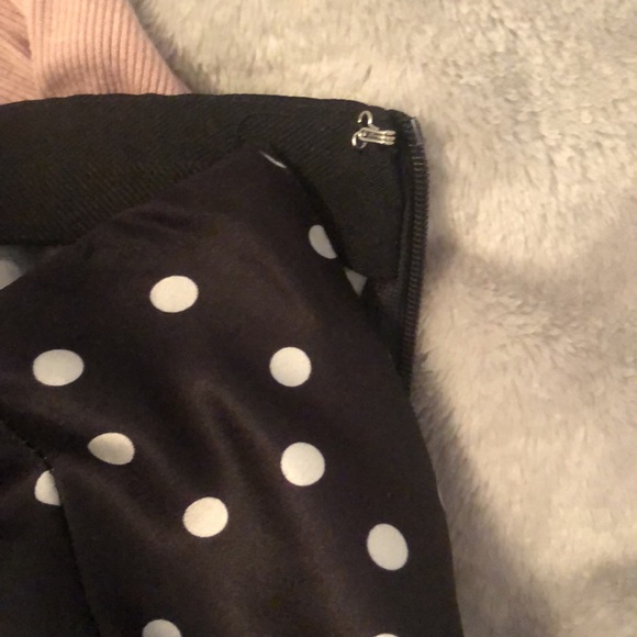 AQUA POLKA DOT SKIRT - Picture 4 of 4